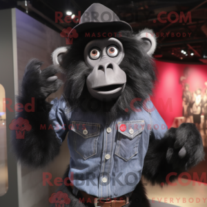 Mascot character of a Black...