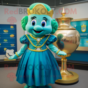 Teal Pot Of Gold mascotte...