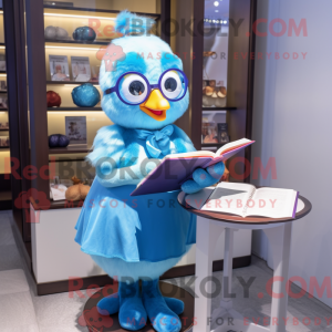 Postava maskota Blue...