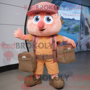 Postava maskota Rust Pink...
