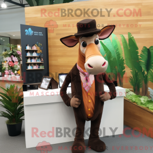 Mascot karakter van een...