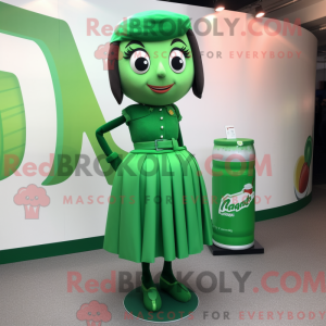 Mascot karakter van een...