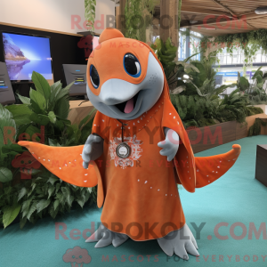 Mascottefiguur van een...