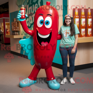 Mascot karakter van een...