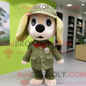 Mascot character of a Olive...