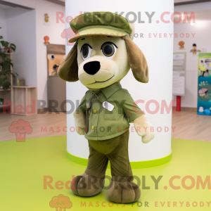 Mascot character of a Olive...