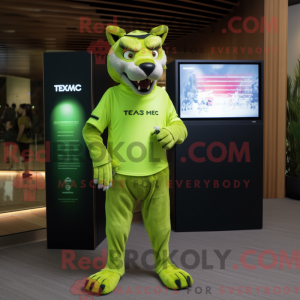 Mascot character of a Lime...
