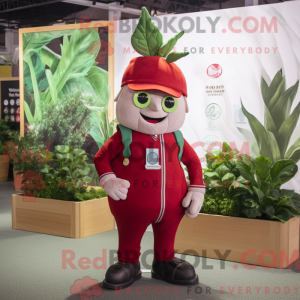 Mascot character of a Red...