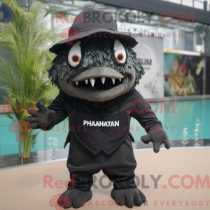 Mascot character of a Black...