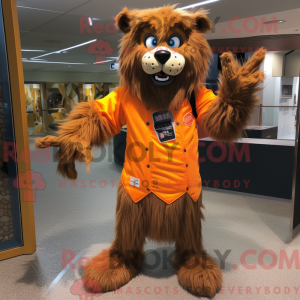 Mascot karakter van een...