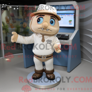 Mascottefiguur van een...