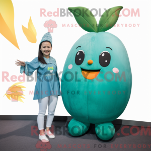 Postava maskota Teal Mango...