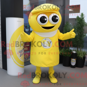 Mascot character of a Lemon...