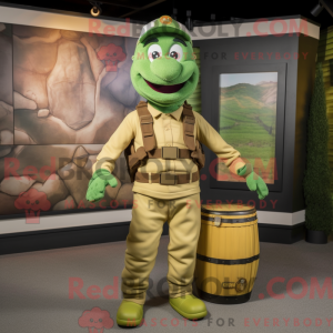 Mascot character of a Gold...