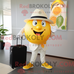 Mascot character of a White...