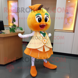 Peach Mandarin maskot...