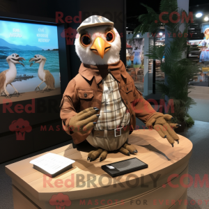 Mascottefiguur van een...