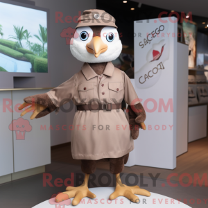 Mascottefiguur van een...