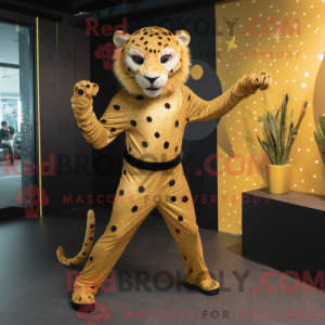 Maskotfigur af en...
