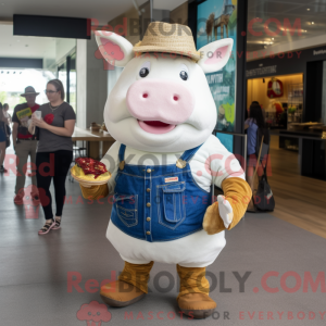 Mascottefiguur van een...