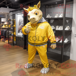 Mascottefiguur van een...