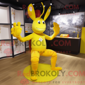Mascot character of a...