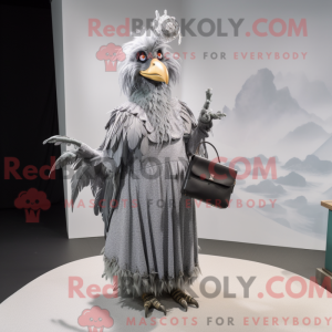 Mascot character of a Gray...