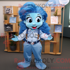 Mascottefiguur van een...