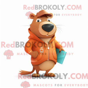 Mascot character of a Rust...