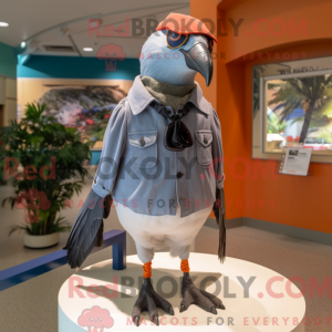Mascot character of a Gray...