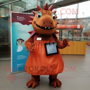 Rust Ankylosaurus mascotte...