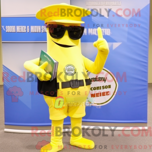 Mascot character of a Lemon...