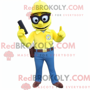 Mascot character of a Lemon...