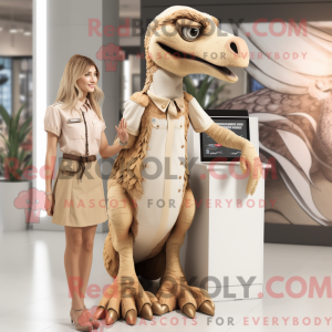 Mascottefiguur van een...