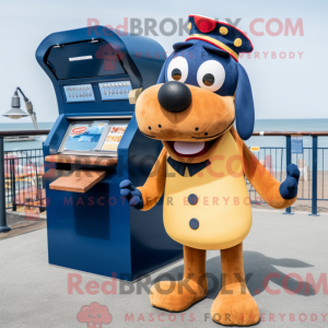 Mascottekarakter van een...