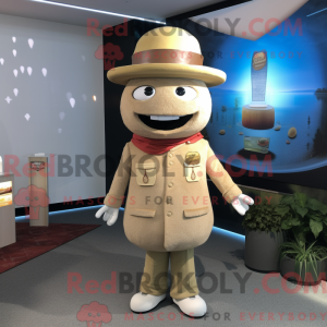 Mascottefiguur van een...