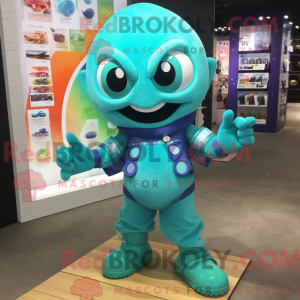 Mascot karakter van een...