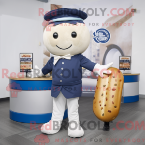 Maskot karakter af en Navy...