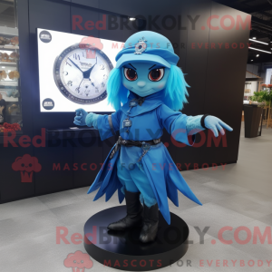 Postava maskota Sky Blue...