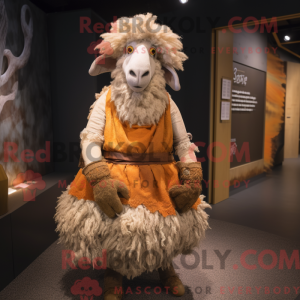 Mascottefiguur van een...