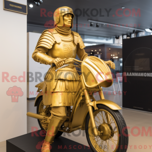 Mascot character of a Gold...