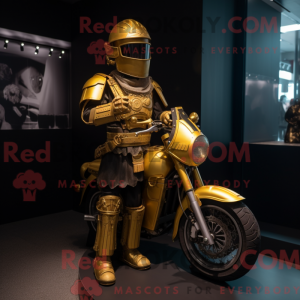 Mascot character of a Gold...