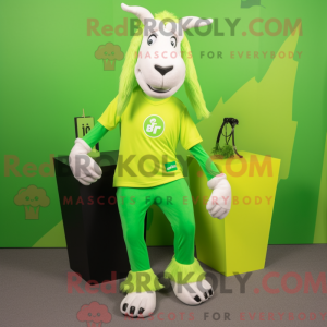 Mascot character of a Lime...
