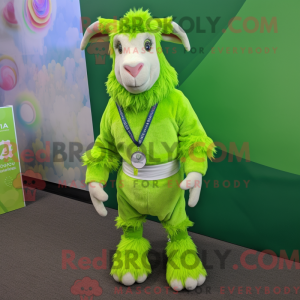 Mascot character of a Lime...