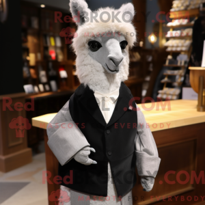 Mascot character of a Gray...