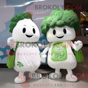 Mascot character of a White...