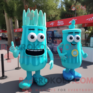 Mascot karakter van een...