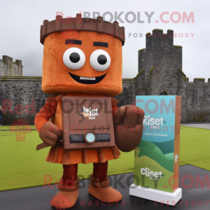 Mascot character of a Rust...