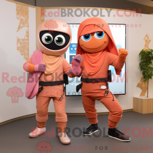 Mascot karakter van een...