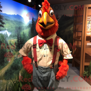 Mascot character of a Red...